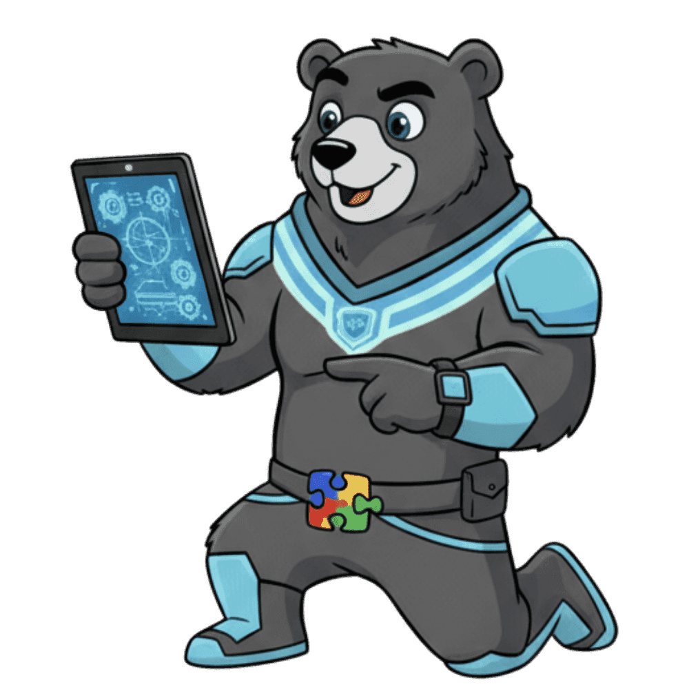 Griz — automation expert with tablet