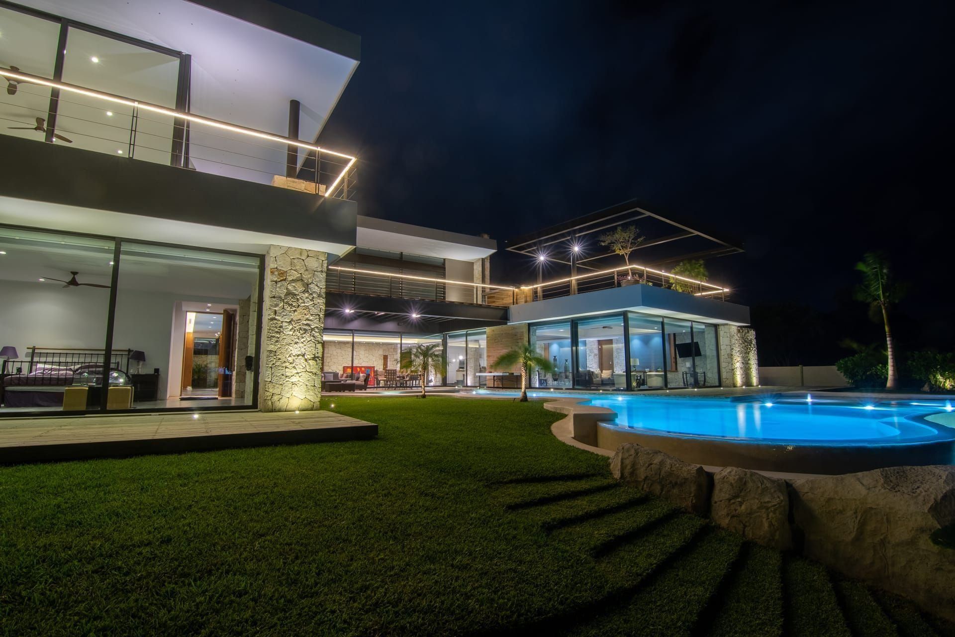 Cancun project — poolside automation
