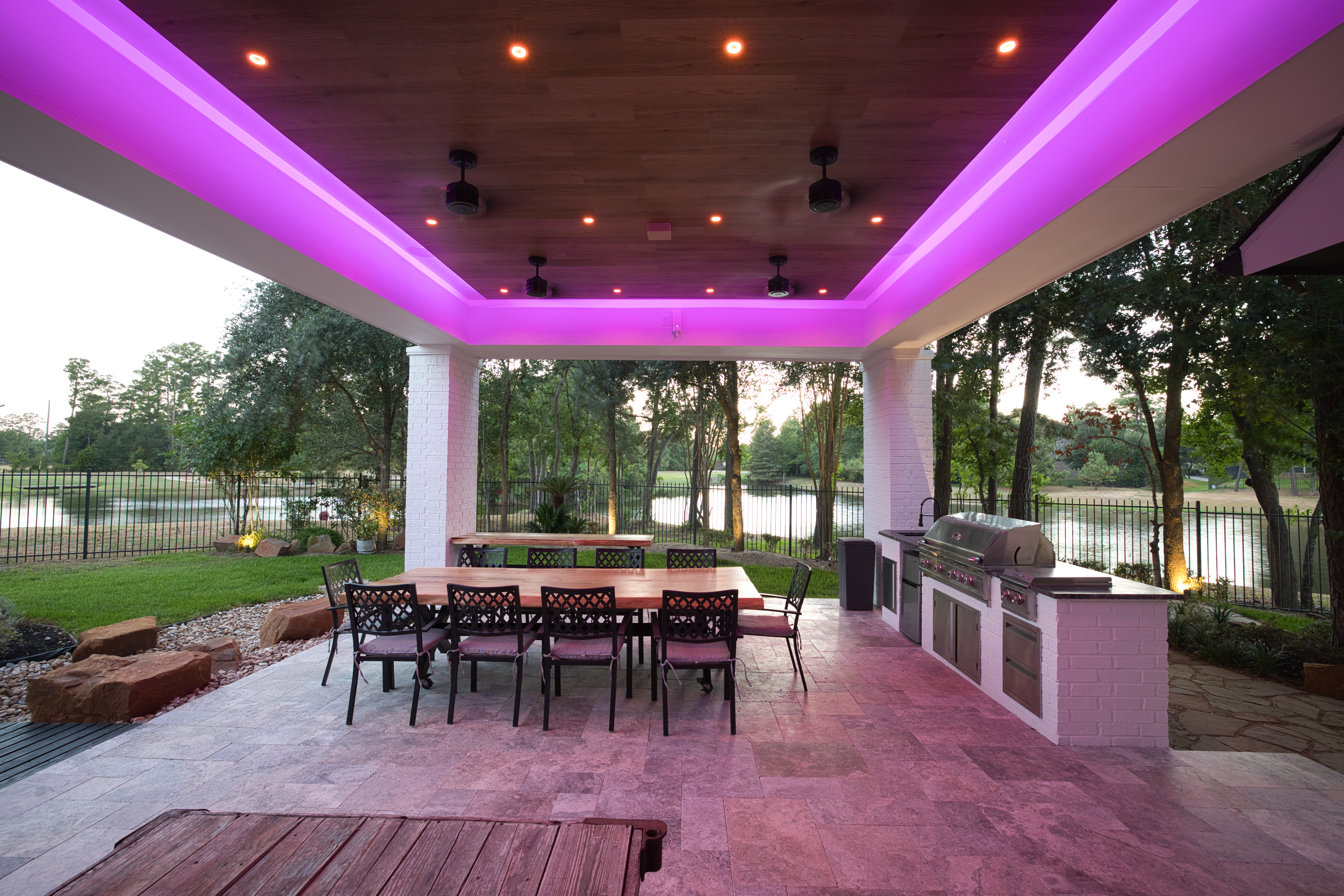 Outdoor patio automation in The Woodlands
